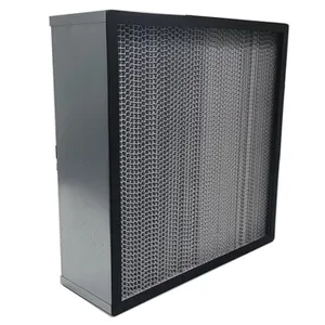 Custom made galvanized iron frame medical grade hepa air purifier with washable h13 hepa filter