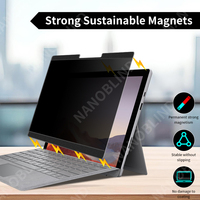 Écran de confidentialité magnétique de 12.3 pouces compatible avec Surface Pro 7 +/7/6/5/4/3 filtre anti-éblouissement anti-lumière bleue amovible