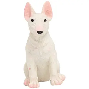 Hars Mini Hond Standbeeld Miniatuur Ambachten Hars Sculptuur Bull Terrier Beeldje