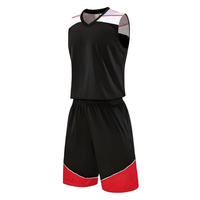 Maillots de basket-ball personnalisés vierges, tenues de basket-ball à séchage rapide, uniformes de basket-ball vierges personnalisés pour hommes, anti-humidité
