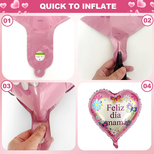 Globos de Aluminio Inflables de Helio para Decoración de Fiesta de Bienvenida de Bebé, Niño o Niña, Carrito de Bebé, Venta al por Mayor - Product Image 2
