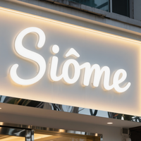 Enseigne lumineuse LED 3D personnalisée en acrylique pour intérieur/extérieur – Idéale pour bâtiments, bureaux, bars – Décoration et signalisation directionnelle