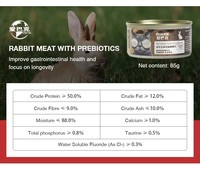 Aliment humide pour chat saveur saumon personnalisé OEM/ODM, en conserve, fourni par l'usine, vente en gros, catégorie aliments humides
