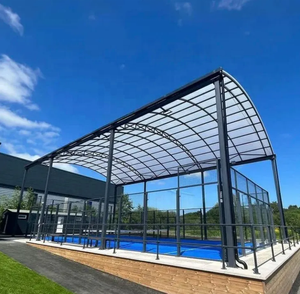 Whale Sports Padel <strong>Tennis</strong> Court With Fixed Tent Premium Glass <strong>Walls</strong> Cost Effective Hotel Sport Project - Product Image 1