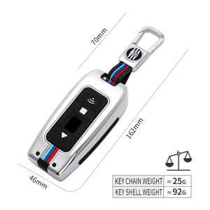 Funda Protectora para Llaves de Coche de Aleación de Zinc para <span class=keywords><strong>Rolls</strong></span>-<span class=keywords><strong>Royce</strong></span> <span class=keywords><strong>Phantom</strong></span> SPECTRE Ghost Wraith Cullinan, Llavero, Accesorios para Bolsos - Product Image 4