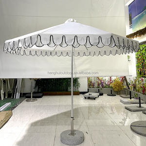 Parasols de jardin en aluminium pour café en plein air, parasols de plage, parasols de piscine d'hôtel, parasols de bord de mer, parasols en forme de coquille Saint-Jacques - Product Image 4