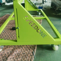 Chariot de transport à quatre roues Speedone FBYS-D2 pour la fabrication de petites pièces en fer, avec plateau basculant, idéal pour le transport de granit et de marbre (OEM Fujian)