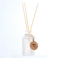 Diffuseur de parfum minimaliste en verre dépoli, huile parfumée Agrumes au lever du soleil, aromathérapie pour la maison et le bureau