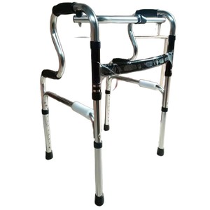Dual Use <b>Walker</b> Stainless Steel Aluminum Alloy With Seat And Wheels For <b>Elderly</b> Mobility Aid - Product Image 3