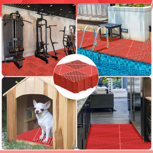 <b>Interlocking</b> Plastic Garage <b>Floor</b> <b>Tiles</b> <b>Floor</b> Mat for Car Wash Room <b>Interlocking</b> PP Plastic Garage <b>Tiles</b> Plastic Flooring - Product Image 4