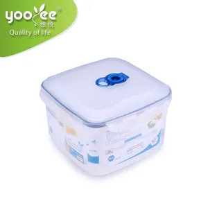 Food Grade Cube Opbergdoos Container Plastic Storage Boxes & Bins 2900Ml Luchtdicht Vierkante Voedsel Opbergdoos