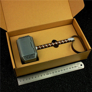 Martillo de Thor original, herramientas para armas, <span class=keywords><strong>Marvel</strong></span> <span class=keywords><strong>legends</strong></span>, tamaño real 1:3 - Product Image 6