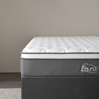 Matelas à ressorts ensachés en mousse à mémoire de forme hybride utilisé à chaud dans la boîte Matelas hypoallergénique Twin Full Queen King Size pour hôtels