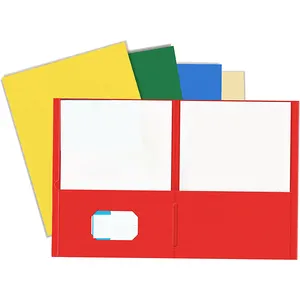 Карманная папка, 2 карманные папки с отделением для визитных карточек, бумажные папки размером с письмо, предназначенные для использования в офисе и классе
