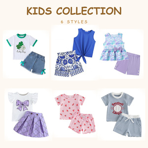 Surtido Aleatorio al por Mayor de Conjuntos de Verano para Niños y Niñas, Diseños Variados, Suministro a Granel, Mezcla Aleatoria - Product Image 5