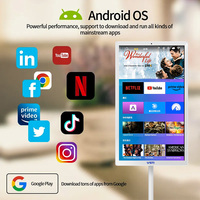 Pantalla Interactiva Inteligente VSTI de 21.5 Pulgadas con Sistema Operativo Android, Televisor Portátil con Batería de 5 Horas, Monitor Inalámbrico Móvil con Pantalla Táctil