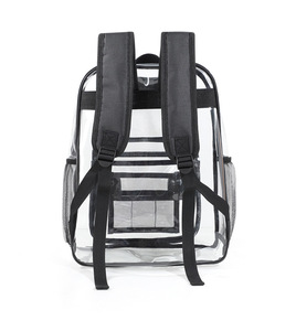 Khuyến mại bán buôn biểu tượng tùy chỉnh PVC rõ ràng schoolbackpack trong suốt bookbag thanh thiếu niên cô gái schoolbag cho sinh viên trường làm việc - Product Image 4