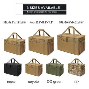 Sac de rangement tactique pour le camping, sac utilitaire, organisateur de cuisine de camping avec porte-hache et bandoulière - Product Image 3