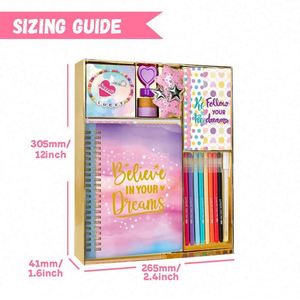 DIY <b>Journal</b> Kit Birthday Gift for Teenage Girls-<b>Planner</b> Scrapbook Gift Box & Diary Set - Product Image 5