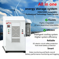 Système de stockage solaire hybride commercial UBETTER, 100 kW, 6000 cycles, LiFePO4, hors réseau/sur réseau, refroidissement par air
