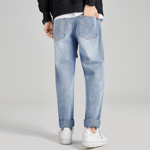 El nuevo estilo de 2020 es de moda y suelta impresión personalizada de jeans para hombres - Product Image 3