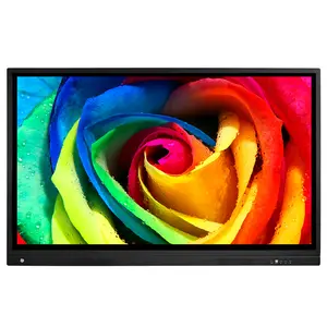 Bảng Trắng Kỹ Thuật Số Tương Tác Di Động Lcd 98 Inch Gắn Tường Cho Hội Nghị Đào Tạo Văn Phòng