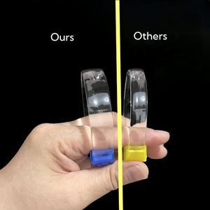 กำไลข้อมือ TPU ใสพิมพ์ลายโลโก้ด้วยผ้าไหมแบบกำหนดเอง พร้อมไฟ LED สีสันสดใส ใช้แบตเตอรี่ LR41 3 ก้อน สำหรับงานปาร์ตี้และการแสดงสด - Product Image 3