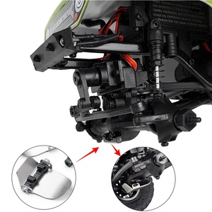 Accesorios para coches RC: Kit de placa protectora de chasis metálico con bloques de montaje y tornillos para modelo todoterreno <span class=keywords><strong>Axial</strong></span> SCX24 <span class=keywords><strong>1</strong></span>/<span class=keywords><strong>24</strong></span> <span class=keywords><strong>Crawler</strong></span> - Product Image 3