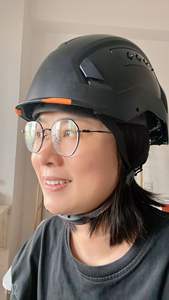 Casque de spéléologie en ABS à fort impact avec lampe à LED Casque de sécurité industrielle avec visière lors des activités de sauvetage et d'alpinisme - Product Image 5