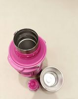 Botol Air Stainless Steel 1000ml dengan Tutup Ganda, Vacuum Flask untuk Perjalanan, Dilengkapi Sedotan dan Pegangan