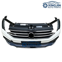 Para Volkswagen Tiguan R-Line, viene con parachoques completo con rejilla, faros LED, ventiladores, radiador, componentes delanteros, kit de carrocería