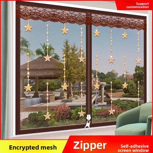 Bán nóng mùa hè hiện đại lưới chống muỗi dây kéo tự dính màn hình cửa sổ ma thuật dễ dàng tự cài đặt chống côn trùng - Product Image 6