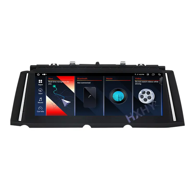 HXHY 10.25/12.3 "sistem dokunmatik ekran Android 13 araba multimedya oynatıcı radyo Carplay GPS direksiyon BMW 7 serisi F01 F02 için