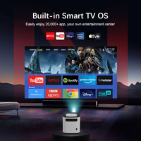 AOKANG Mini Proyector Inteligente de Cine en Casa Proyector de Enfoque Automático de Videojuegos Wifi 4K Android TV Proyectores