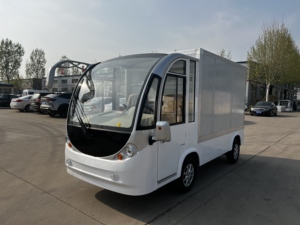 รถเที่ยวชมเมืองและรถบัสทางไกลแบบไฟฟ้า 23 ที่นั่ง แบตเตอรี่ 72V200AH ระยะทางวิ่ง 100 กม. ปรับแต่งระบบปรับอากาศได้ - Product Image 1