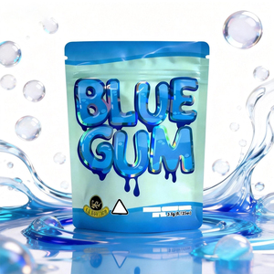 3.5g 7g 14g 28g Smell Proof Resealable UV <b>Printed</b> Quality Mylar Bags for Gummy Candy Tobacco Herb Flower Food <b>Packaging</b> - Product Image 1