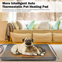 Coussin chauffant imperméable pour chien et chat, grand tapis chauffant pour animaux de compagnie