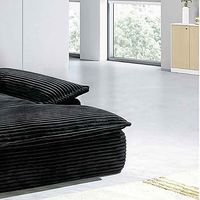 Fauteuil inclinable géant en velours côtelé, confortable et profond, pour cinéma maison et salle de jeux