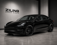 Nuevas Llantas de Aleación de Aluminio Forjado Monobloque Premium ZL para Tesla Model 3 de 18-19 Pulgadas con Diseño Cóncavo