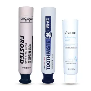 30Ml 50Ml 75Ml 100Ml 120Ml Aluminium Plastic Crème Buis Gelamineerde Lege Tandpasta Verpakking Squeeze Tube Fabrikant