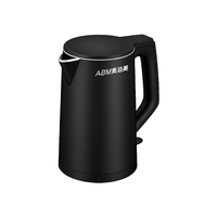 Bouilloire Électrique en Acier Inoxydable 1,7 L, Ébullition Rapide 1500W, Arrêt Automatique, Pour Cuisine Domestique, Vente en Gros