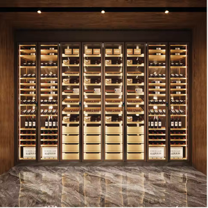 Meuble à vin thermostaté en acier inoxydable, personnalisable, idéal pour whisky, salle à manger, hôtel, salon - Vente chaude - Product Image 3