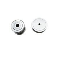 Poulie de distribution en alliage à couple élevé avec roulement unidirectionnel, surface anodisée, tolérance de 0,02 mm, courroie GT2, support OEM personnalisé