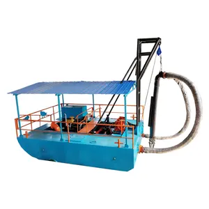 Máquina de succión de arena de río para recolección de arena, bomba de transferencia de lodo, draga de extracción de arena
