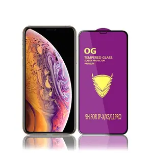 Protecteur d'écran en verre trempé Golden Armor OG pour Iphone 14 Pro Max 13 Mini 12, Protection d'écran Anti-explosion, meilleure vente