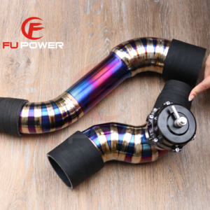 SEA-DOO GTR-X 230 Titanium <span class=keywords><strong>Intercooler</strong></span> <span class=keywords><strong>50MM</strong></span> Soupape de soufflage Turbo Cooler Pipe Kits pour SeaDoo 300 SeaDoo 300 BOV <span class=keywords><strong>Intercooler</strong></span> Kits - Product Image 2