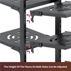 Organisateur de casseroles et poêles réglable pour <span class=keywords><strong>cuisine</strong></span>, étagère de bureau robuste, rangement de <span class=keywords><strong>cuisine</strong></span>, organisateur de couvercles de casseroles - Product Image 4