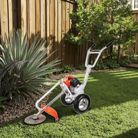 Tondeuse à gazon professionnelle 52cc à pousser manuellement, pour bricolage sécurisé, avec moteur 4 temps de 1500W