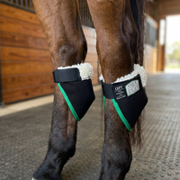 Protège-tibias pour chevaux Click Hock Shield, légers, thérapeutiques, en néoprène et polaire, profil bas, souples et flexibles, protection contre les escarres