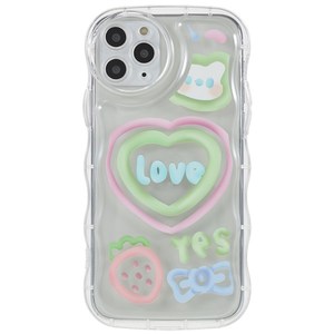 Coque de téléphone mignonne en forme de vague pour iPhone <span class=keywords><strong>11</strong></span> Pro, coque de téléphone antichoc - Product Image 4
